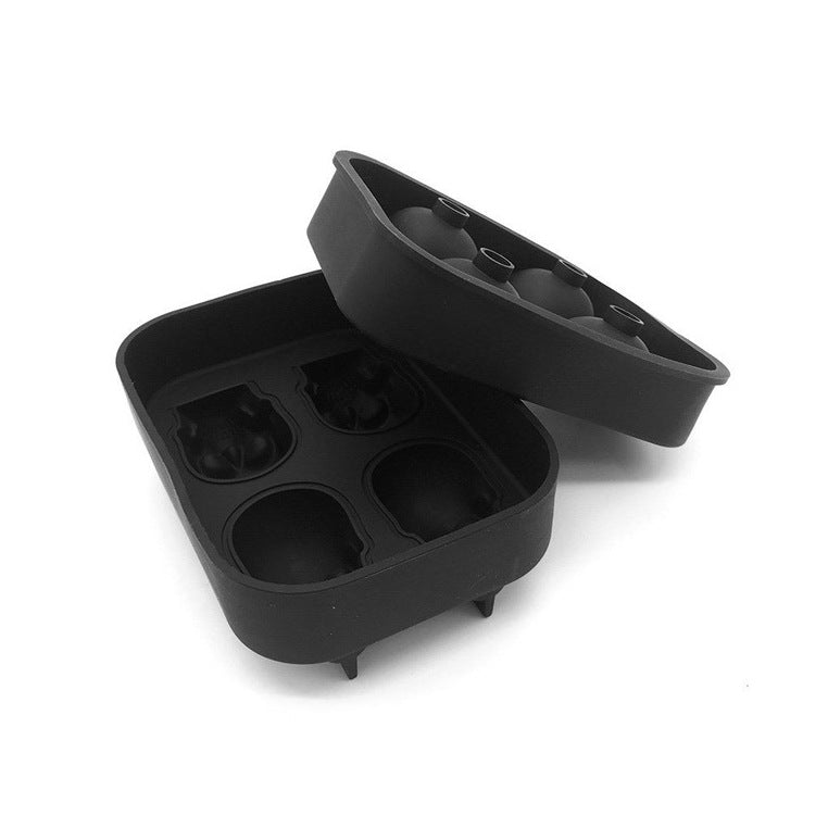 3D Skull Ice Cube Mould — Silicone — view 4